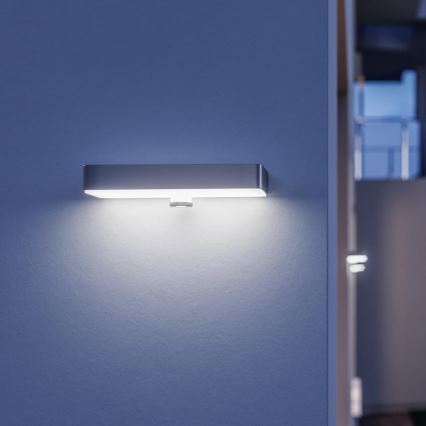 Steinel 052652 - LED Соларна лампа със сензор XSolar SOL-O LED/1,5W 2x2000mAh IP44 сребриста