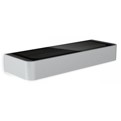 Steinel 052652 - LED Соларна лампа със сензор XSolar SOL-O LED/1,5W 2x2000mAh IP44 сребриста