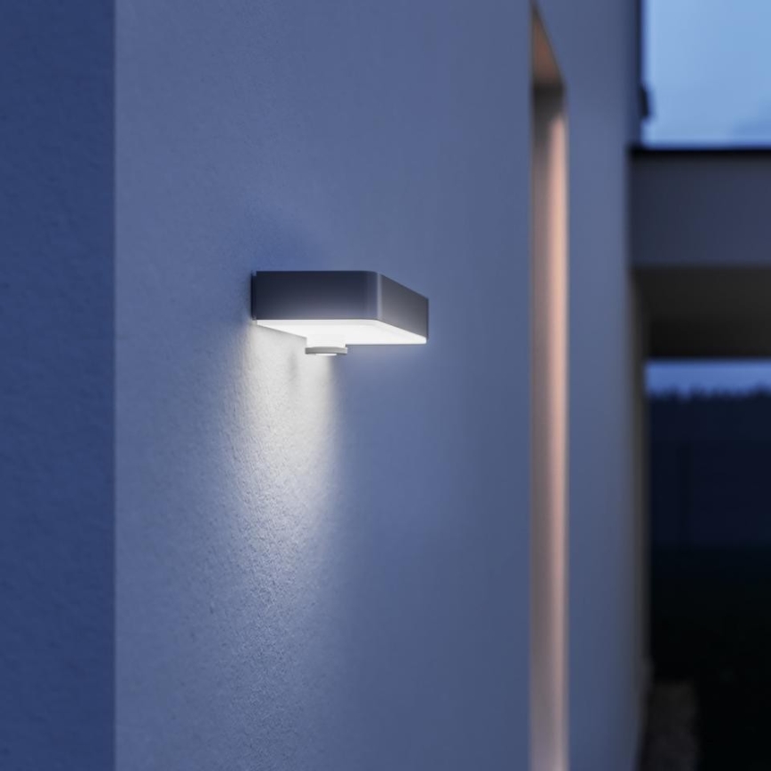 Steinel 052652 - LED Соларна лампа със сензор XSolar SOL-O LED/1,5W 2x2000mAh IP44 сребриста