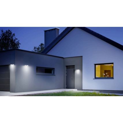 Steinel 052652 - LED Соларна лампа със сензор XSolar SOL-O LED/1,5W 2x2000mAh IP44 сребриста