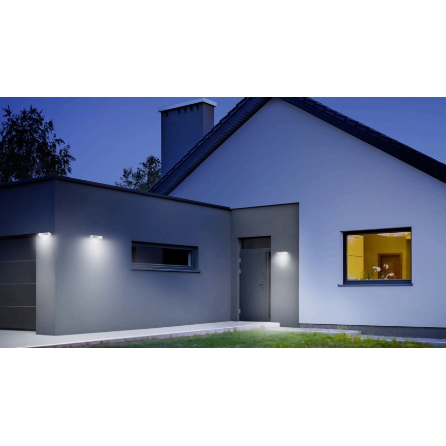 Steinel 052652 - LED Соларна лампа със сензор XSolar SOL-O LED/1,5W 2x2000mAh IP44 сребриста