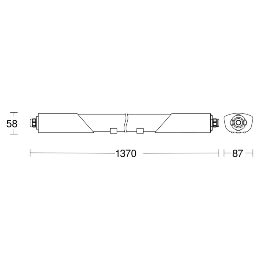 Steinel 052911 - LED Техническа флуоресцентна лампа RS PRO LED / 30W / 230V IP66