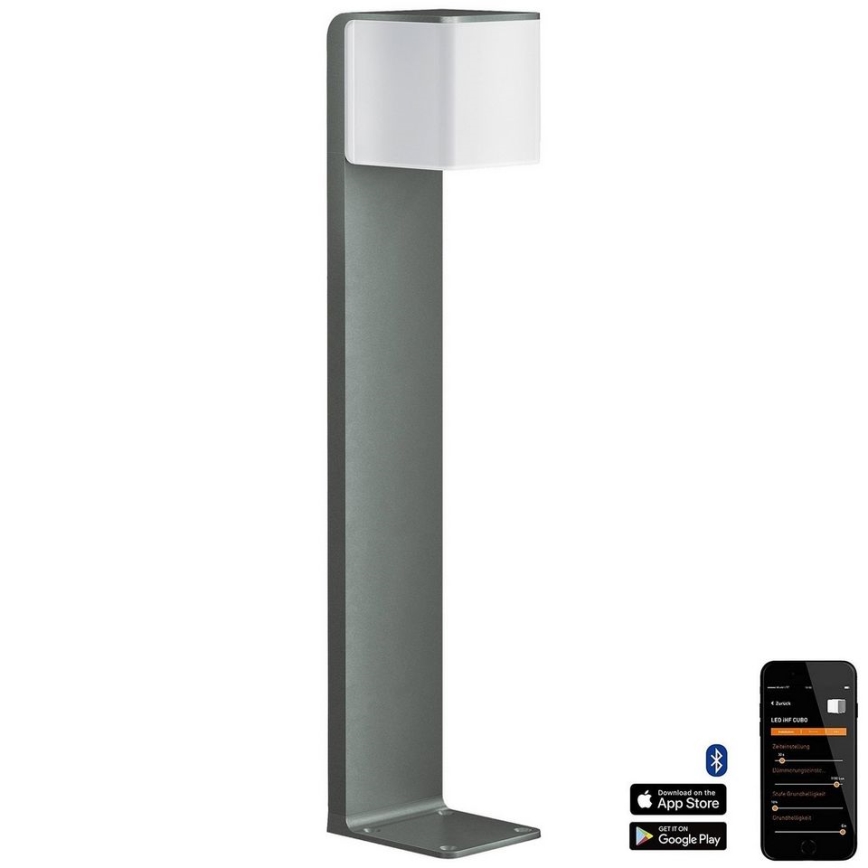 Steinel 055479 - LED Димируема екстериорна лампа със сензор CUBO LED/9,5W/230V IP44 антрацит