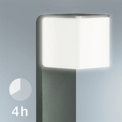 Steinel 055479 - LED Димируема екстериорна лампа със сензор CUBO LED/9,5W/230V IP44 антрацит