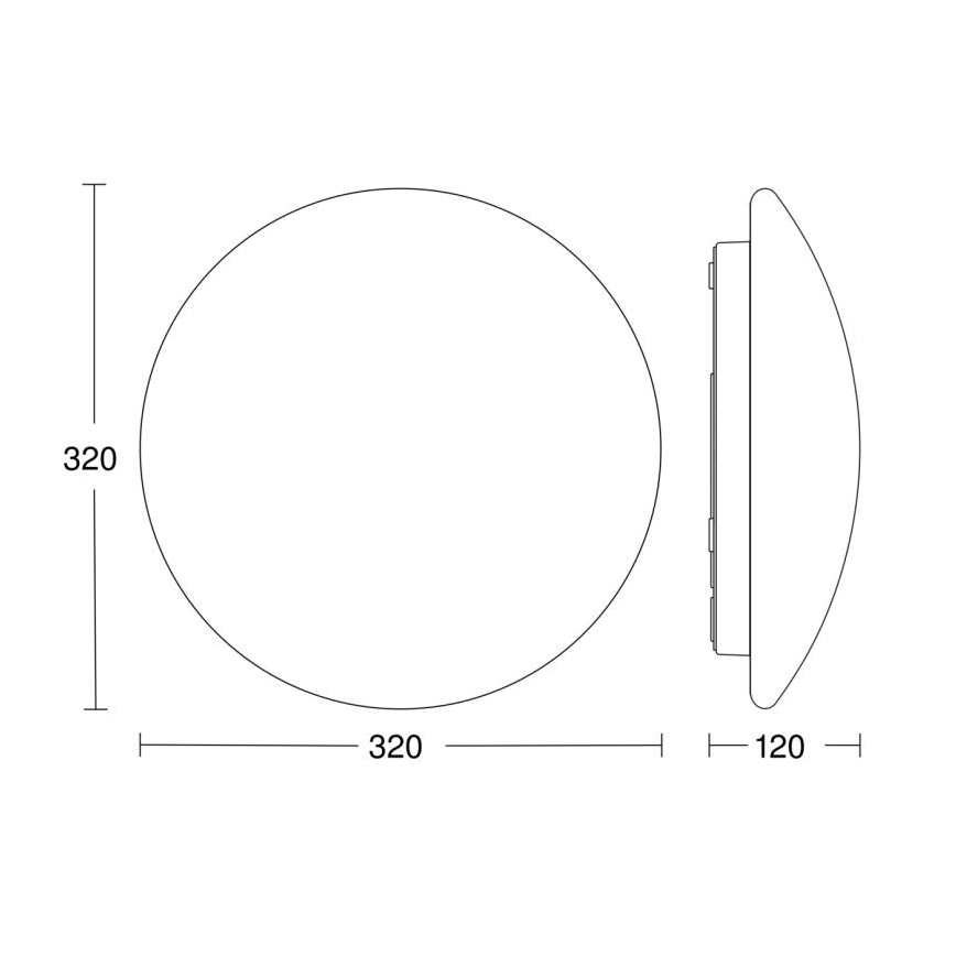 Steinel 056087-LED Лампа за баня RSPROP2 LED/15,5W/230V 4000K IP54