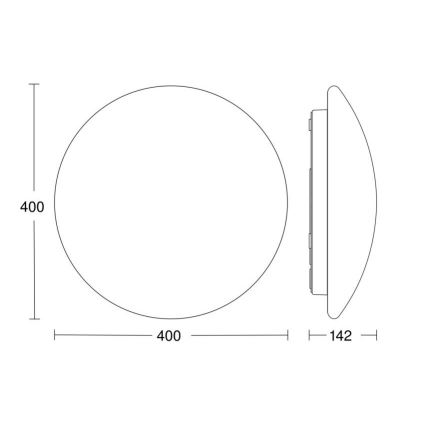 Steinel 056124 - LED Плафон за баня RS PRO LED P3 LED/19,5W/230V IP54 4000K
