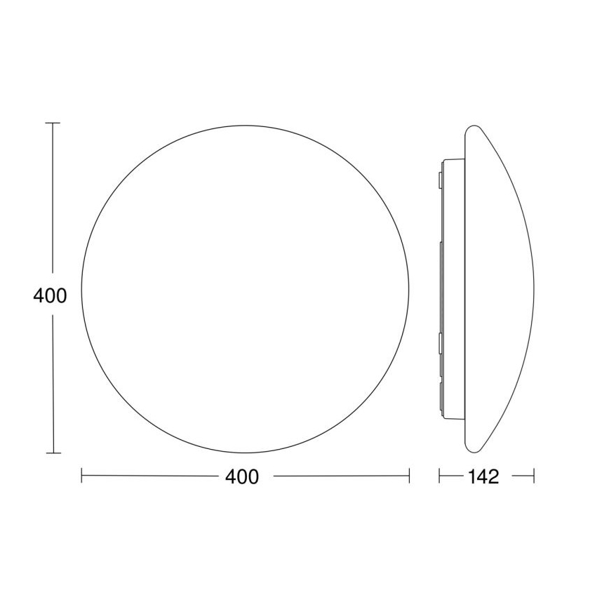 Steinel 056124 - LED Плафон за баня RS PRO LED P3 LED/19,5W/230V IP54 4000K