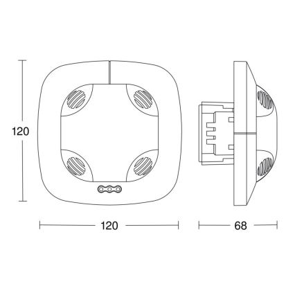 Steinel 057473 - Детектор за присъствие DualTech DALI-2 бял