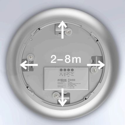 Steinel 057602 - LED Екстериорна лампа със сензор QUATTRO LED/9,8W/230V 3000K IP54