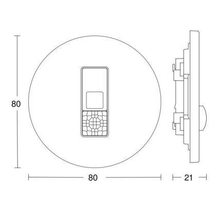 Steinel 057732 - Детектор за присъствие IR Micro DALI-2 бял