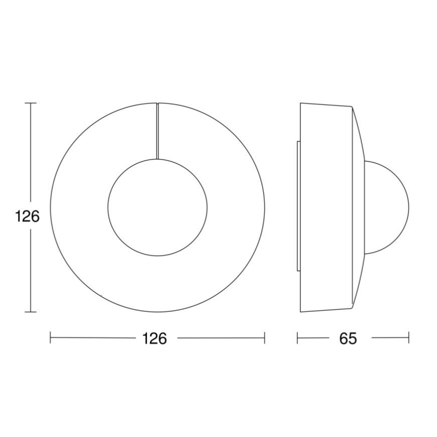 Steinel 058272 - Сензор за движение IS 345 V3 KNX IP54 кръгъл бял