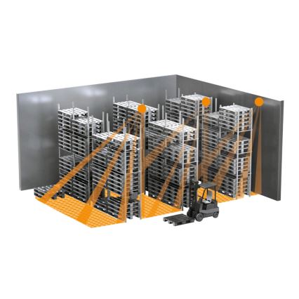 Steinel 058296 - Сензор за движение IS 345 MX Highbay V3 KNX IP54 квадратен бял
