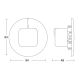 Steinel 058517 - Детектор за присъствие IR Quattro SLIM XS 4м V3 KNX бял