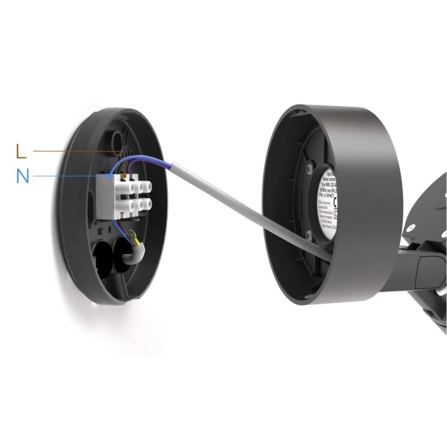 STEINEL 058630 - LED Екстериорен аплик със сензор SPOT ONE 1xGU10/7W/230V IP44