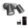 STEINEL 058654 - LED Екстериорен аплик със сензор SPOT DUO 2xGU10/7,5W/230V IP44