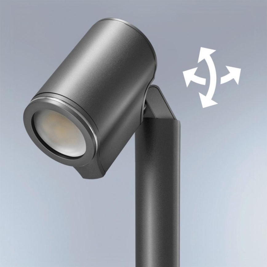 Steinel 058678 - LED Екстериорна лампа със сензор за здрач SPOT WAY 1xGU10/7,86W/230V IP44 антрацит