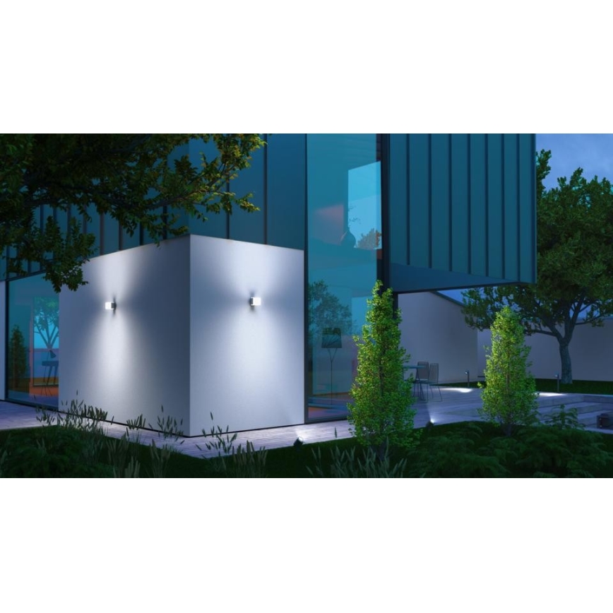 Steinel 058678 - LED Екстериорна лампа със сензор за здрач SPOT WAY 1xGU10/7,86W/230V IP44 антрацит