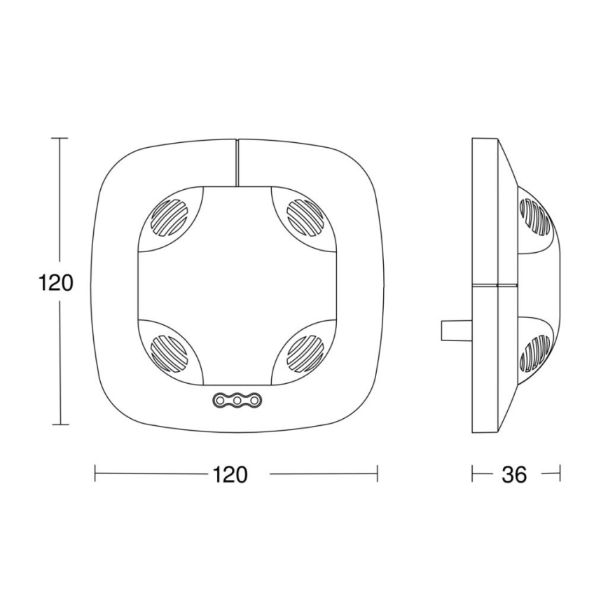 Steinel 059514 - Детектор за присъствие US 360 KNX бял