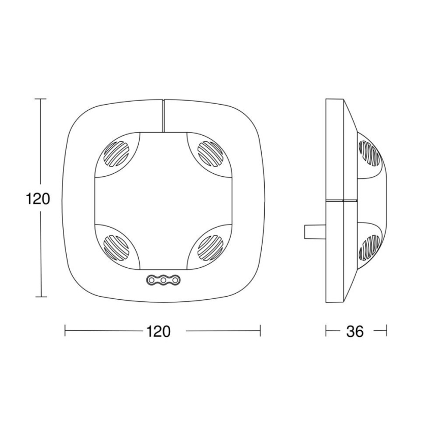 Steinel 059521 - Детектор за присъствие DualTech KNX бял