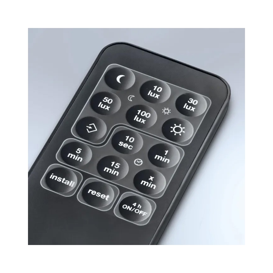 Steinel 059606 - Сензор за движение SensIQ S IP54 черен + дистанционно