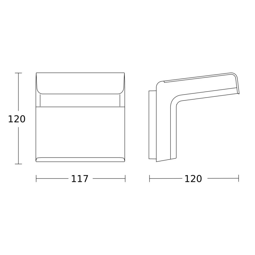 Steinel 059620 - Сензор за движение iHF 3D KNX IP54 антрацит