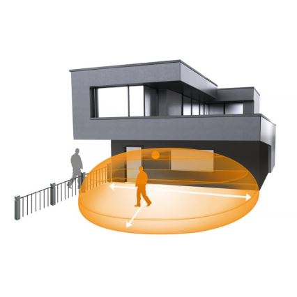 Steinel 059637 - Сензор за движение iHF 3D KNX IP54 черен