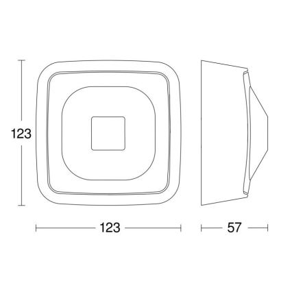 Steinel 064273 - Детектор за присъствие HF 360-2 DALI-2 APC IP54 бял