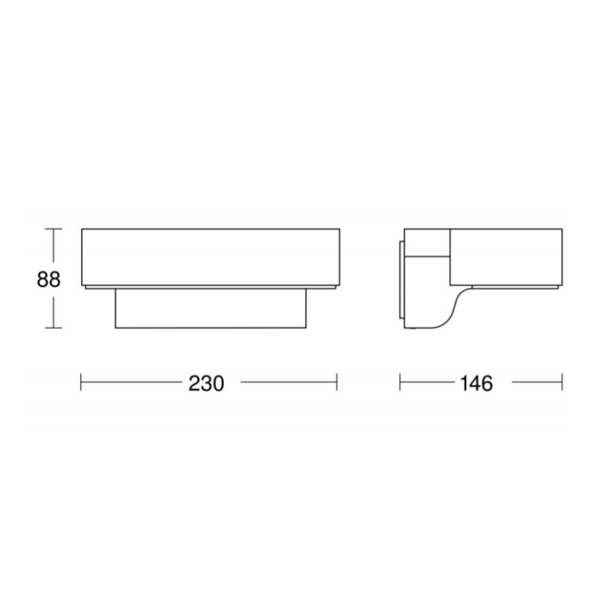 STEINEL 065690 - LED Екстериорен аплик със сензор L800 LED/7,5W/230V IP44