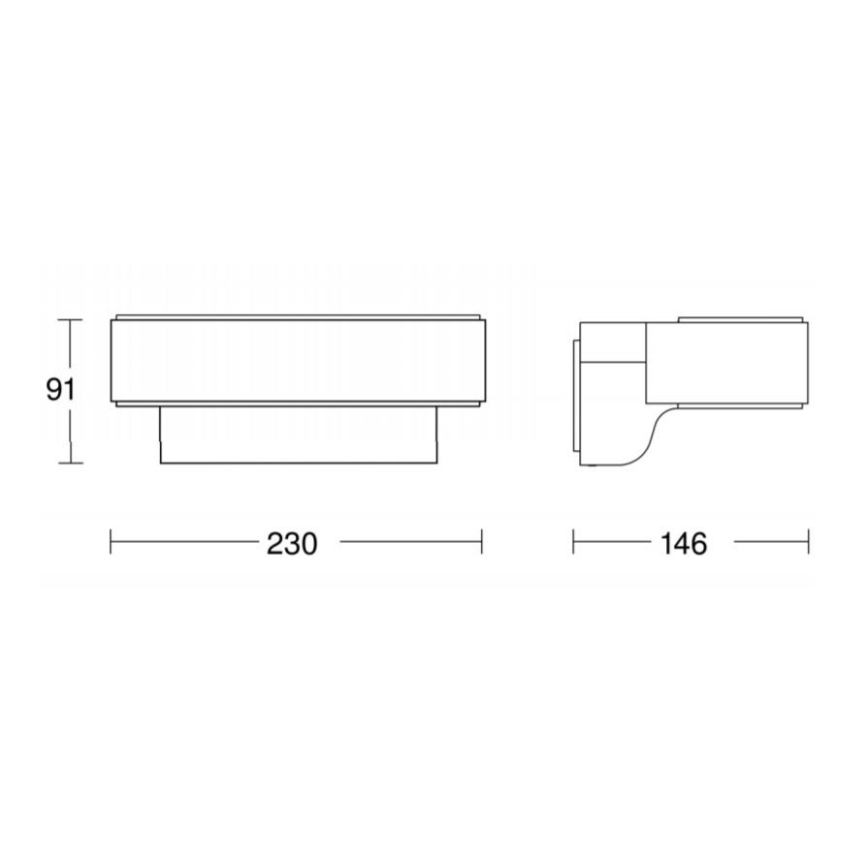STEINEL 065706 - LED Екстериорен аплик със сензор LED/12,5W/230V IP44