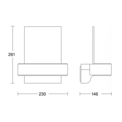 STEINEL 065713 - LED Номер за къща със сензор L820 LED/12,5W/230V IP44
