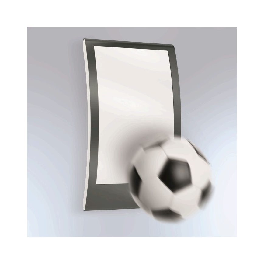 Steinel 065782 - Екстериорен аплик със сензор за здрач L 22 1xE27/60W/230V IP44 неръждаема стомана