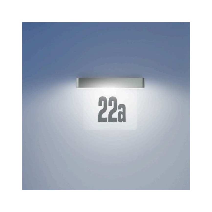Steinel 065935 - LED соларен номер за врата XSolar SOL-O HN LED/0,07W 2000 mAh IP44 антрацит