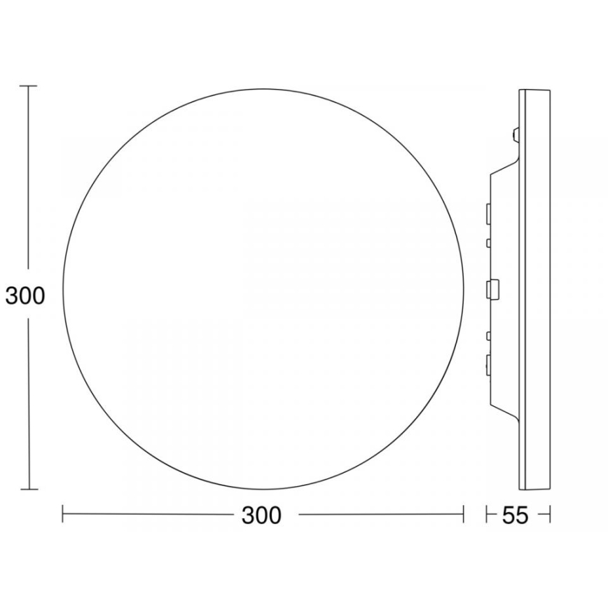 Steinel 068424 - К-кт 5x LED Димируем плафон със сензор RS PRO R10 BASIC SC LED/8,5W/230V 4000K IP40