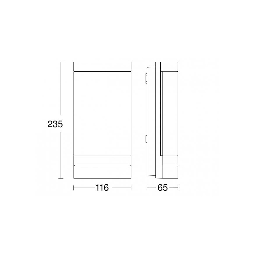 Steinel 068714 - LED Екстериорна лампа L 271 C LED/6,6W/230V 3000K IP44