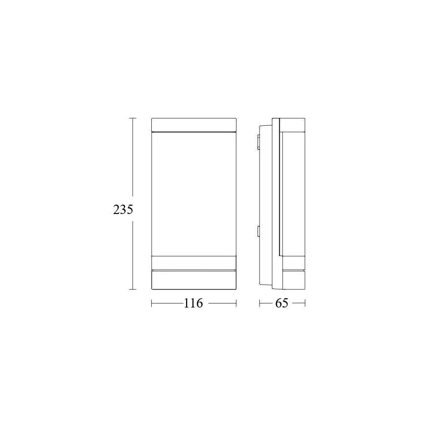 Steinel 068714 - LED Екстериорна лампа L 271 C LED/6,6W/230V 3000K IP44
