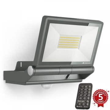 Steinel 069551 - LED Прожектор със сензор XLED PRO ONE Plus S LED/33,8W/230V IP44 3000K антрацит + дистанционно управление