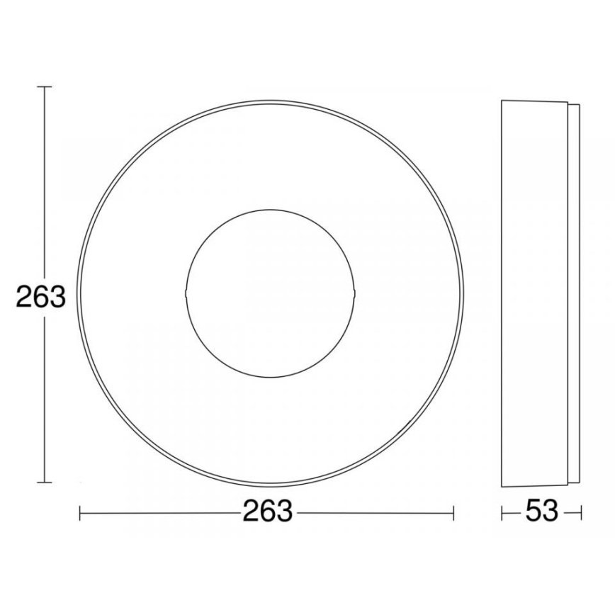 Steinel 078775 - LED Плафон RS 200 C LED/17,1W/230V 3000K IP54