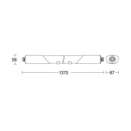 Steinel 078881 - LED Индустриална лампа със сензор RS PRO 5100 SC LED/30W/230V IP66
