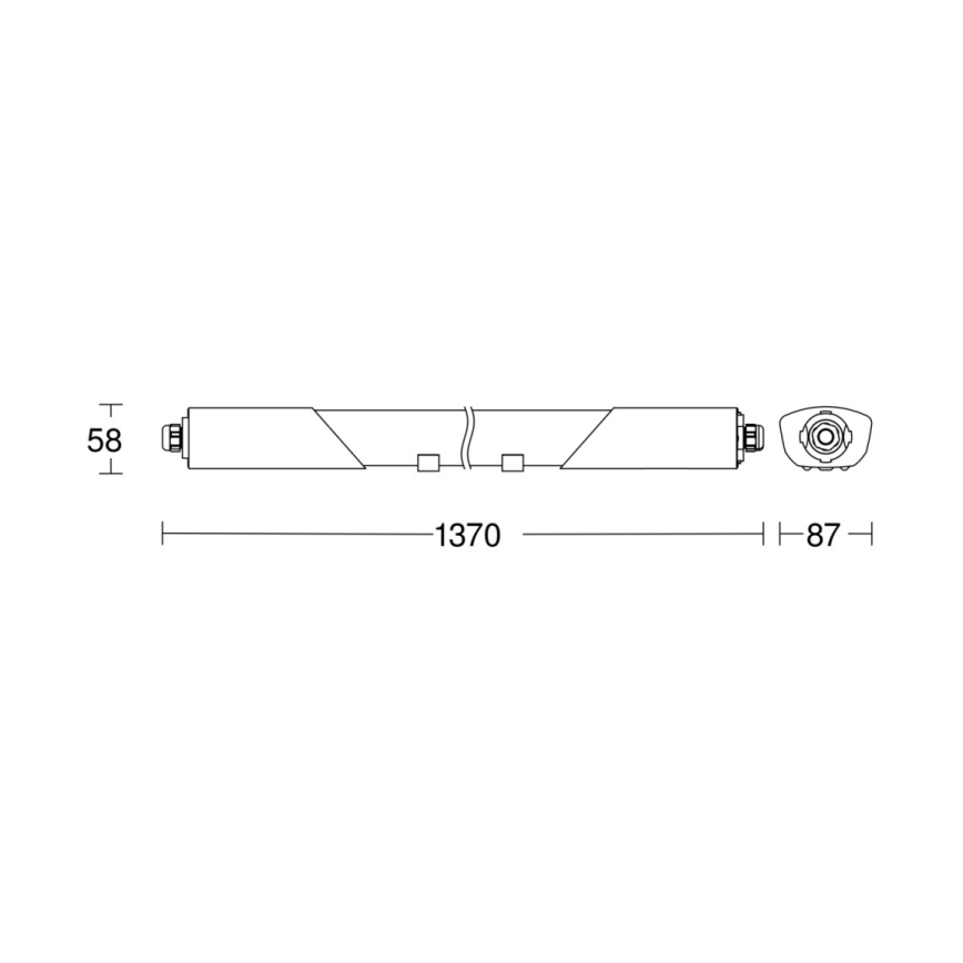 Steinel 078881 - LED Индустриална лампа със сензор RS PRO 5100 SC LED/30W/230V IP66
