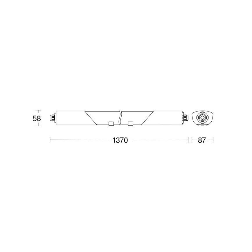 Steinel 079178 - LED Индустриална лампа със сензор RS PRO CONNECT 5100 SL LED/30W/230V IP66