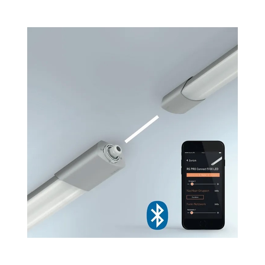 Steinel 079185-LED Индустриална лампа със сензор RSPRO 5100SC LED/31W/230V IP66