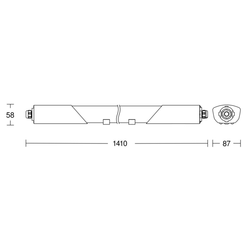 Steinel 079185-LED Индустриална лампа със сензор RSPRO 5100SC LED/31W/230V IP66
