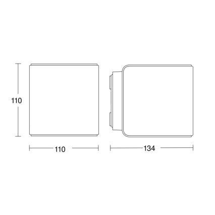 Steinel 079277 - LED Екстериорен аплик L840 C LED/9,1W/230V IP44 антрацит