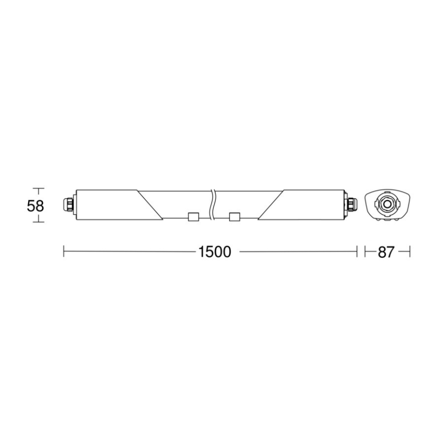 Steinel 079338 - LED Индустриална лампа със сензор RS PRO 5150 SC 5C LED/42W/230V IP66