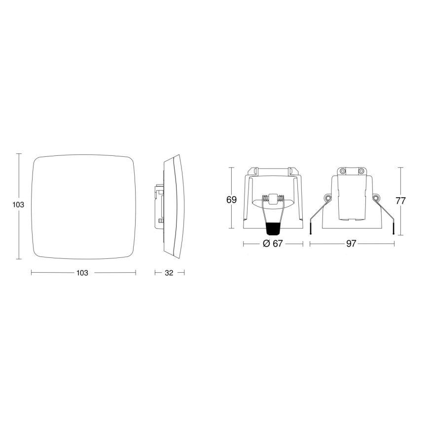 Steinel 079451 - Детектор за присъствие TRUE PRESENCE KNX бял