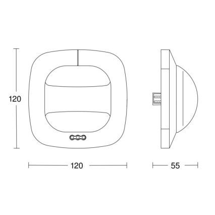 Steinel 079499 - Детектор за присъствие Dual HF DALI-2 APC бял