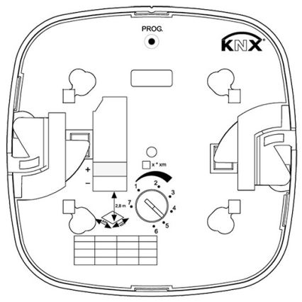 Steinel 079536 - Детектор за присъствие HF 360 KNX бял
