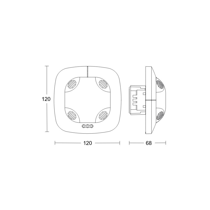 Steinel 079574 - Детектор за присъствие DualTech COM1 бял