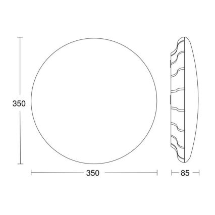 Steinel 079710 - К-кт 5бр. LED плафон със сензор RS PRO S30 SC LED/25,7W/230V 4000K