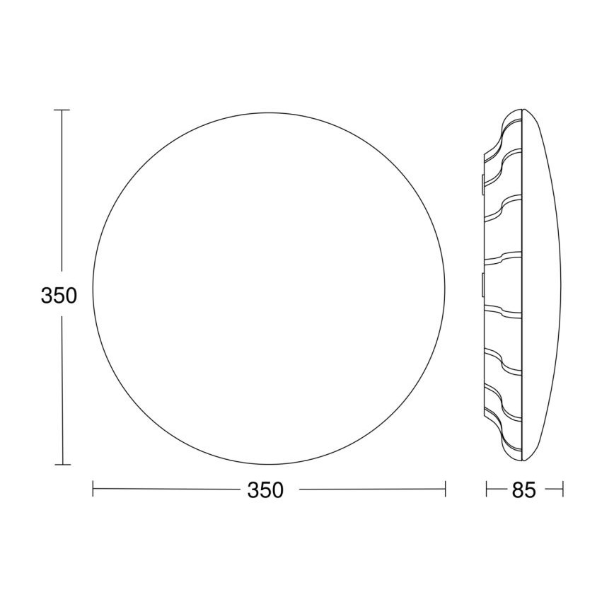 Steinel 079710 - К-кт 5бр. LED плафон със сензор RS PRO S30 SC LED/25,7W/230V 4000K